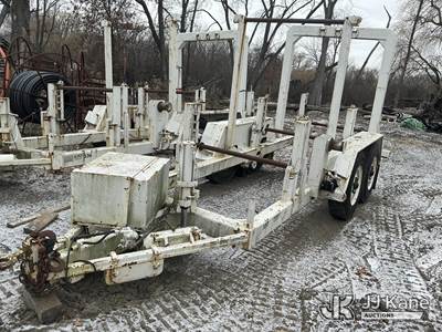 1984 Standard 3-Position Hydraulic Self Loading Reel Trailer