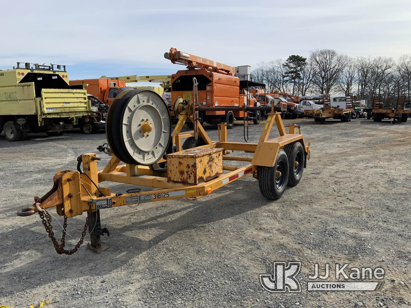 2003 TSE T3036VGRC VGroove Tensioner/Reel Trailer For Sale Shelby, NC SN832