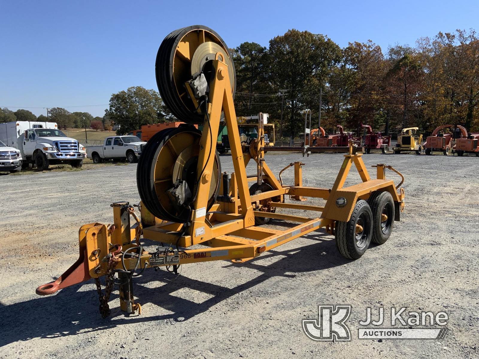 2006 TSE T3036 BWRC Bull Wheel Tensioner/Reel Carrier Trailer For Sale Shelby, NC SN611