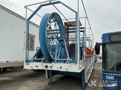 with (3) 5 in diameter reel bars with hydraulic lift