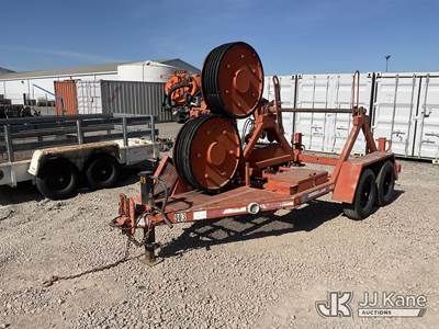 1993 Wagner Smith T-VBWT-3-36RC Hydraulic Reel Trailer