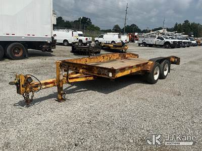2015 Butler LT2018W T/A Tilt Deck Tagalong Equipment Trailer