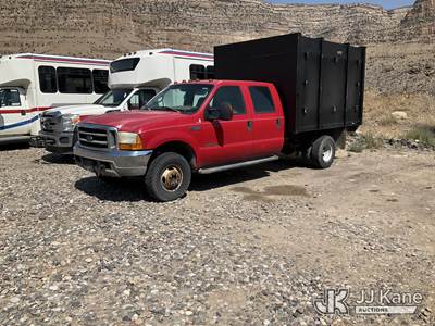 2000 Ford F-350 SD Crew Cab Chipper Dump Truck
