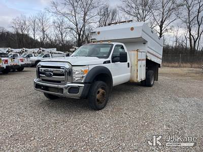 2012 Ford F450 4x4 Chipper Dump Truck
