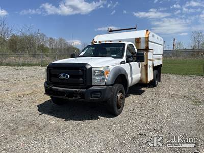 2011 Ford F450 4x4 Chipper Dump Truck