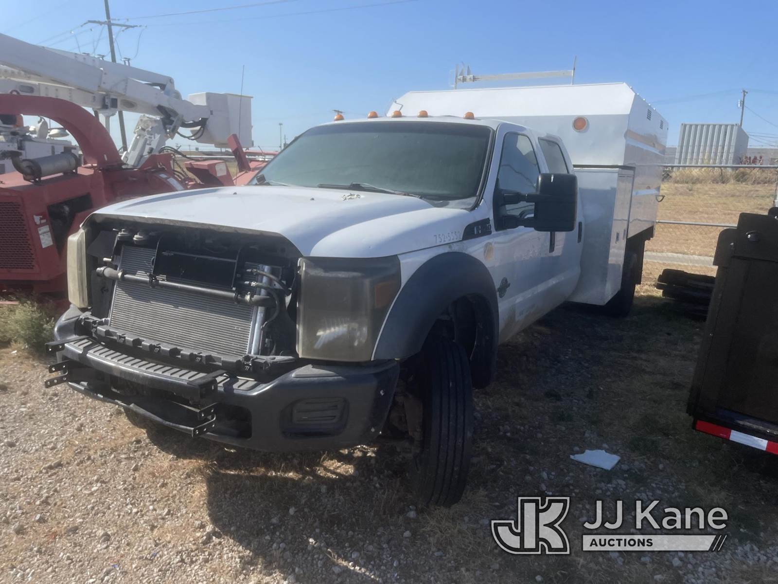 2015 Ford F550 4x4 ExtendedCab Chipper Dump Truck For Sale