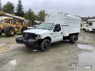 2003 Ford F550 4x4 Chipper Dump Truck