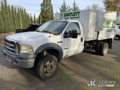 2007 Ford F550 4x4 Chipper Dump Truck