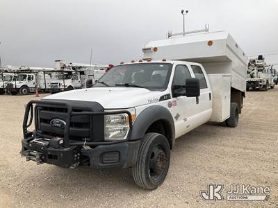 2015 Ford F-550 Crew Cab Chipper Dump Truck