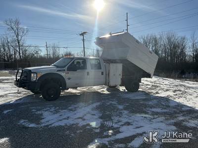 2015 Ford F-550 Crew Cab DRW 4WD Chipper Dump Truck
