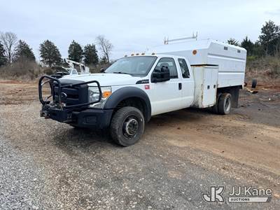 2013 Ford F550 4x4 Chipper Dump Truck