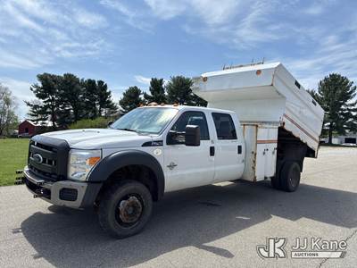 2015 Ford F-550 Crew-Cab Chipper Dump Truck