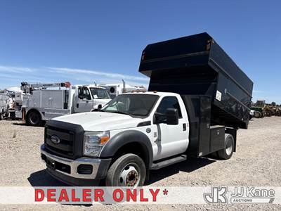 2015 Ford F-550 Regular Cab DRW Chipper Dump Truck