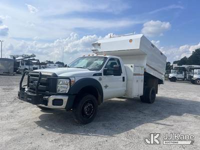 2014 Ford F550 4x4 Chipper Dump Truck