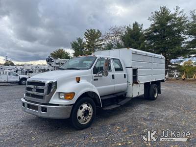 2004 Ford F-650 Crew Cab Chipper Dump Truck