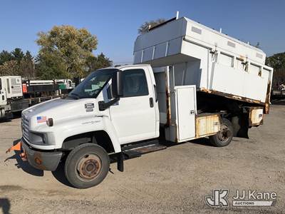 2007 GMC C5C042 Dump Chipper Truck