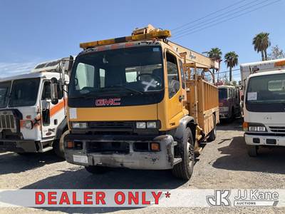 2000 GMC F7B042 Flatbed/Utility Truck