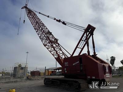 1976 Manitowoc 4000W 175-Ton Crawler Lattice Boom Crane