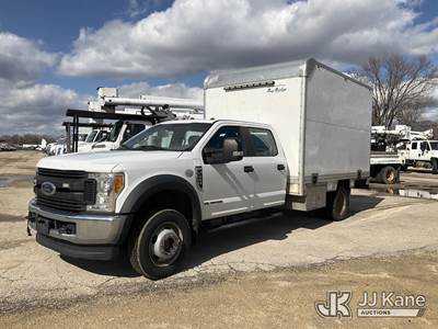 2017 Ford F-550 Crew Cab Van Body Truck