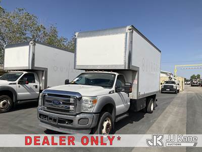 2015 Ford F-550 Van Body Truck