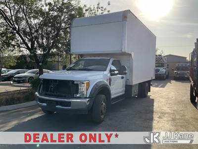 2017 Ford F-550 Van Body Truck