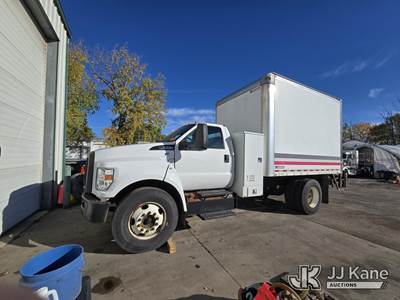 2017 Ford F650 Van Body Truck
