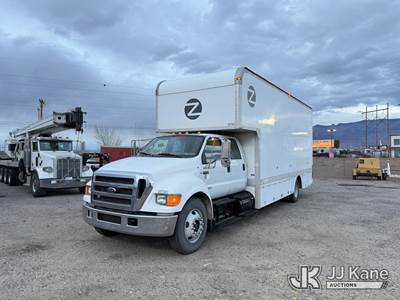 2007 Ford F-650 Crew Cab 2WD DRW Van Body Truck