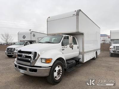 2010 Ford F-650 Crew Cab 2WD DRW Van Body Truck