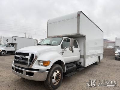 2010 Ford F-650 Crew Cab 2WD DRW Van Body Truck