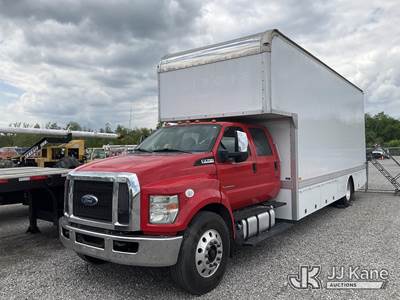 2016 Ford F-750 Crew Cab Van Body Truck
