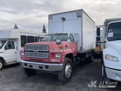 1994 Ford F800F Van Body Truck