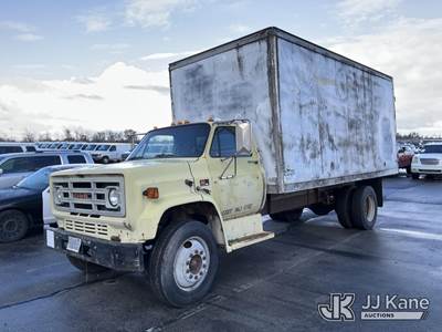 1989 GMC C7D042 Box Truck