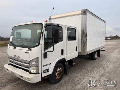 2008 Isuzu NPR Crew Cab Van Body Truck