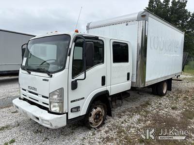 2009 Isuzu NPR Crew-Cab Van Body Truck