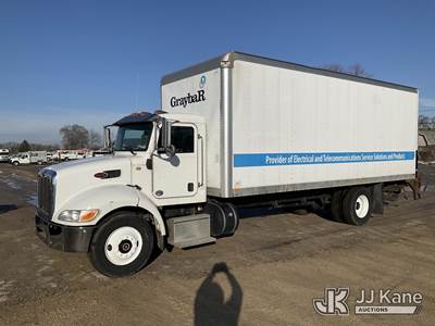 2018 Peterbilt 330 Van Body Truck