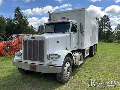 2001 Peterbilt 357 T/A Van Body Truck