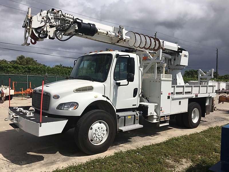 2012 Freightliner M2 106 Digger Derrick Truck For Sale Riviera Beach