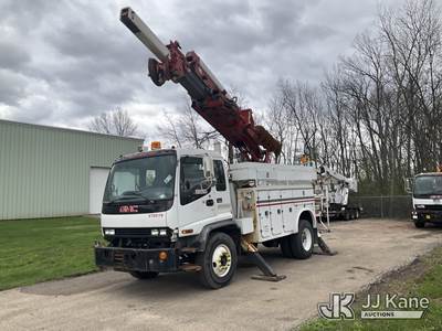 GMC T8500 Cab Over Truck-Mounted Digger Derrick