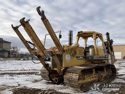 2000 Komatsu D85P-21 Crawler Tractor/Vibratory Cable Plow