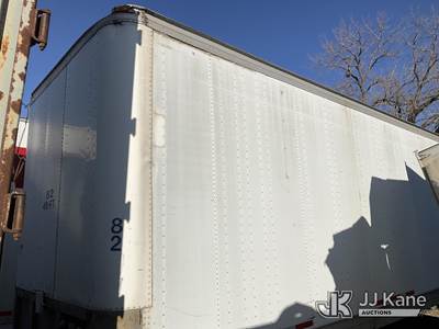 1984 Fruehauf T/A Van Body Trailer
