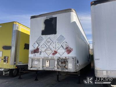 1987 Fruehauf Van Body Trailer