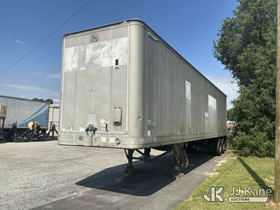 1982 Great Dane 710TL 44ft T/A Van Body Trailer
