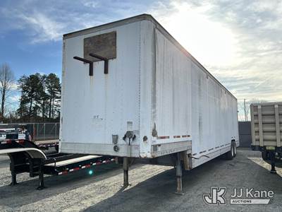 1989 Great Dane 731TDDAL 48 T/A Van Body/Office Trailer