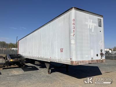 2001 Hyundai 53ft. T/A Van Body Trailer