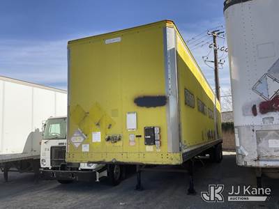 1989 Stoughton trailers Van Body Trailer