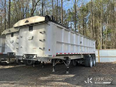 2015 East Manufacturing Corp 30 Ft Aluminum T/A End Dump Trailer