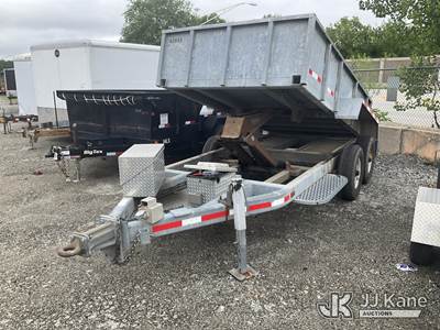 2014 Sauber 1599DDT T/A Galvanized Dump Trailer