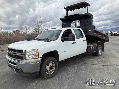 2012 Chevrolet Silverado 3500HD Crew-Cab Dump Truck