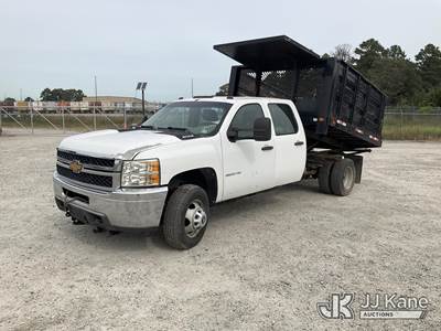 2012 Chevrolet Silverado 3500HD Crew-Cab Dump Truck