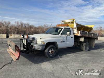 1998 Dodge 3500 4x4 Flatbed/Dump Truck
